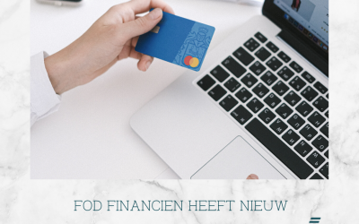FOD FINANCIEN nieuw rekeningnummer