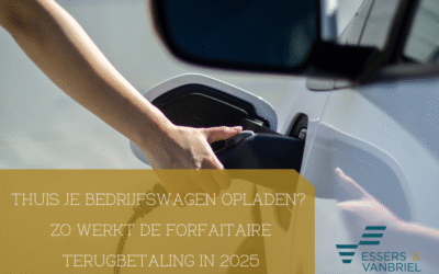 Thuis je bedrijfswagen opladen? Zo werkt de forfaitaire terugbetaling in 2025